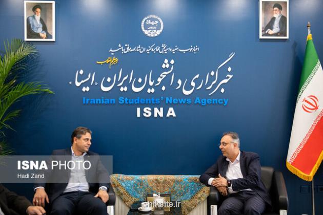 مدیرعامل شرکت مخابرات ایران از ایسنا بازدید کرد