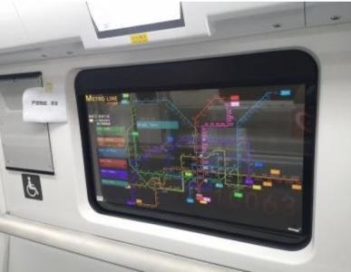 ال جی نمایشگر شفاف برای متروی چین می سازد