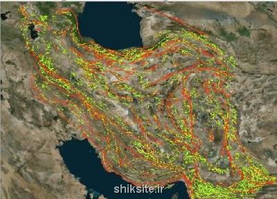 جدید ترین داده های ماهواره ای درباره گسل شمال تهران